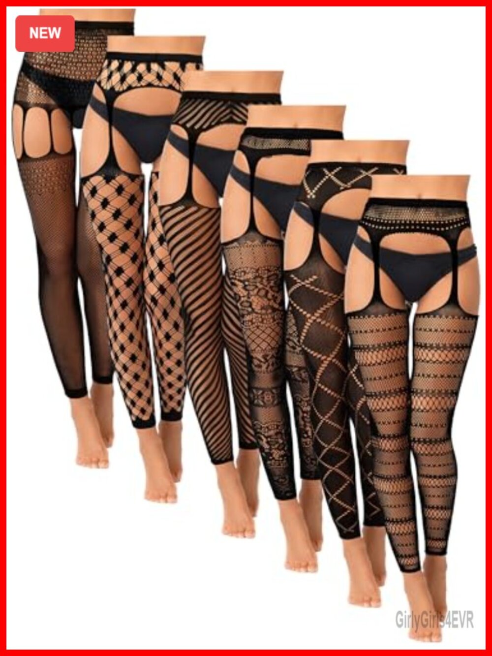Fishnet Thigh High Stockings Garter Suspender Halloween Cosplay
